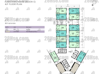 Tung Hing House 4/f FloorPlan