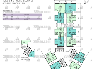 Tung Sing House 6/f To 37/f FloorPlan