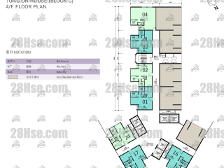 Tung On House 4/f FloorPlan