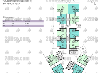 Tung On House 5/f FloorPlan