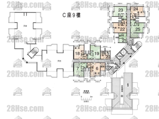C 座 9楼 平面图