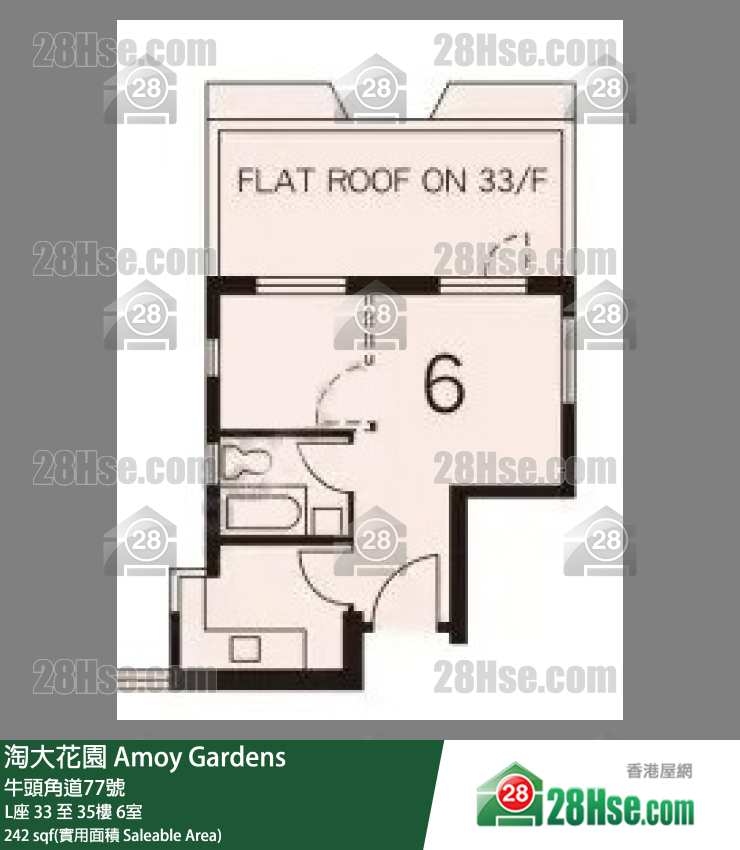 Amoy Gardens, Flat 6, 34/F, Block L FloorPlan