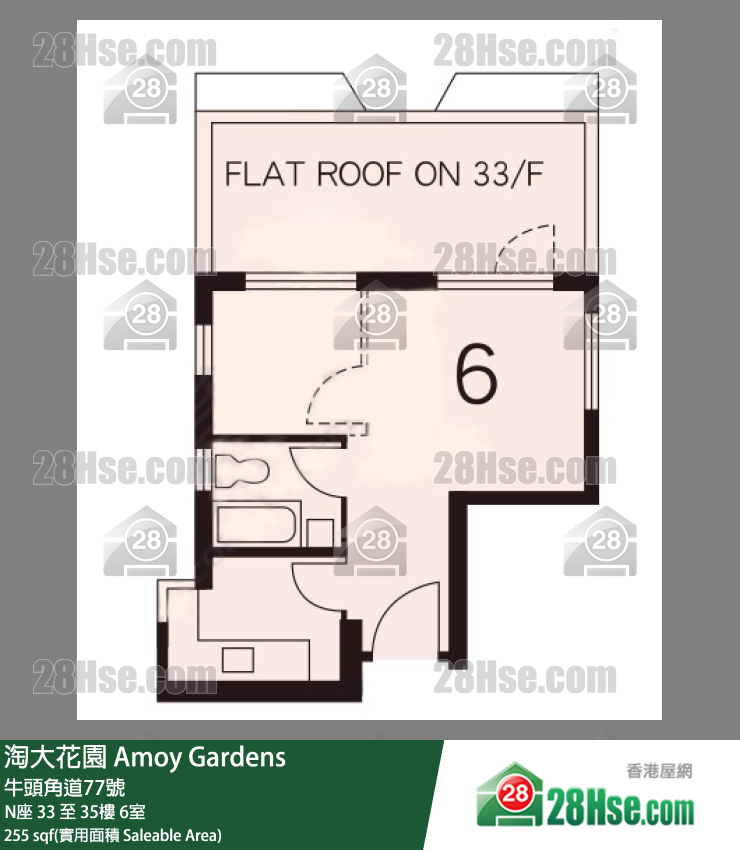 Amoy Gardens, Flat 6, 34/F, Block N FloorPlan