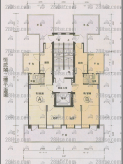 Hand Wai Court 2/f FloorPlan
