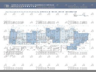 维港滙III 第II期 3B座 3-28楼 平面图