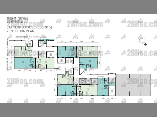 5座 (礼让楼) 25楼 平面图