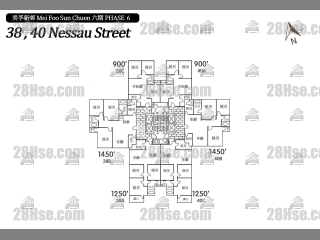 第六期 蘭秀街40號 1-20樓 平面圖