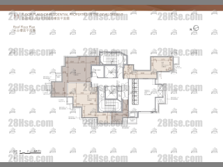 利．晴湾23 28楼 平面图