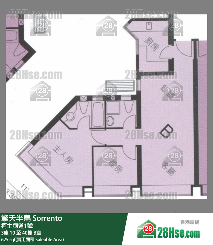 Sorrento Unit FloorPlan (Provided by Squarefoot) Sorrento Unit FloorPlan (Provided by Squarefoot)