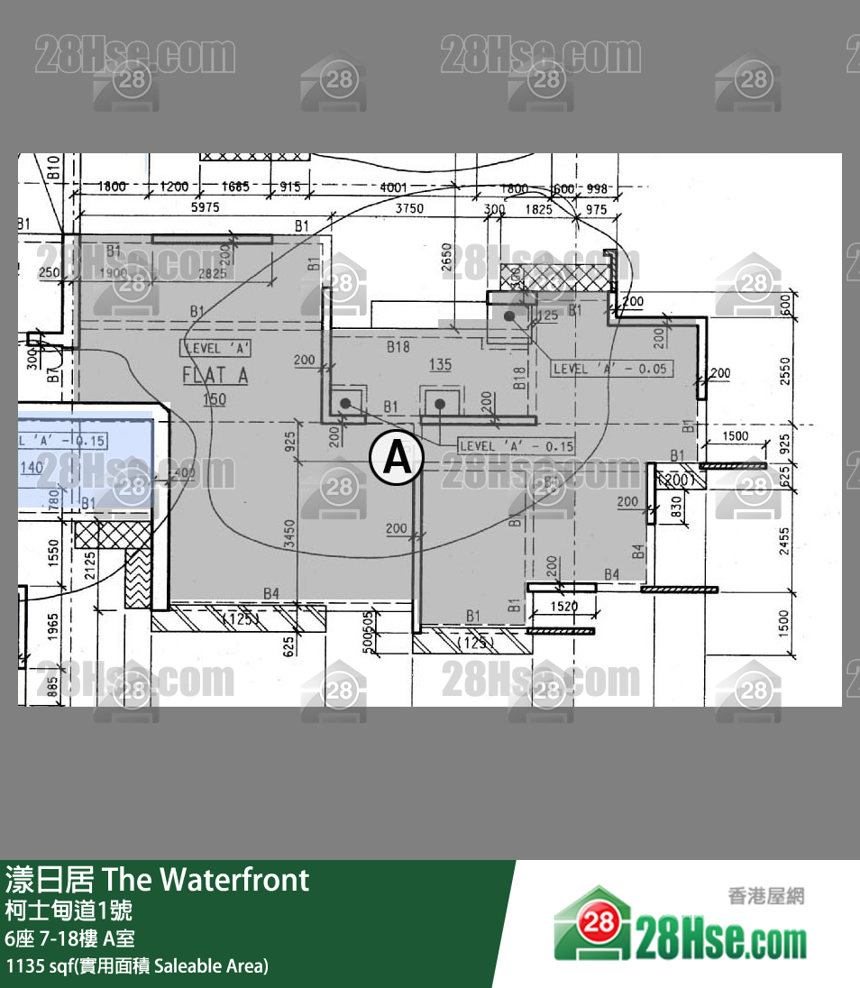 漾日居 6座9楼 A室 平面图