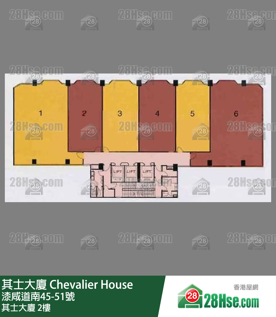 其士大厦 2楼 平面图 其士大厦 2楼 平面图