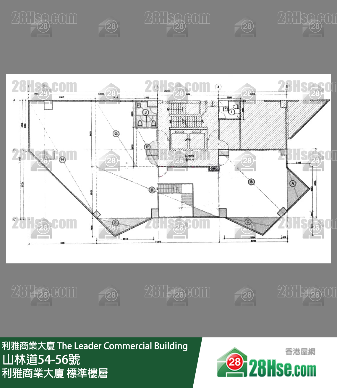 The Leader Commercial Building Typical Floor FloorPlan The Leader Commercial Building Typical Floor FloorPlan