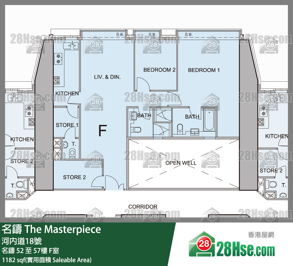 The Masterpiece, Flat F, 57/F, The Masterpiece FloorPlan