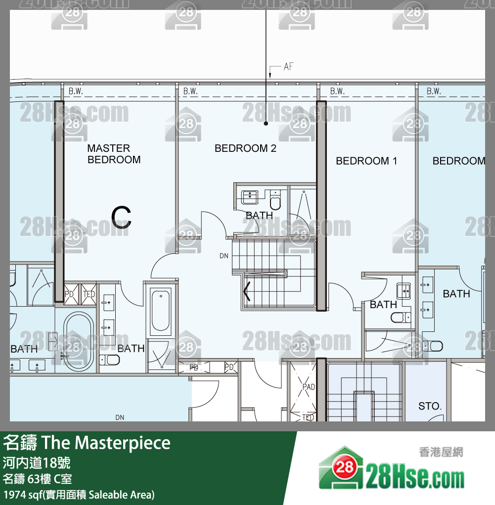 The Masterpiece, Flat C, 65/F, The Masterpiece FloorPlan