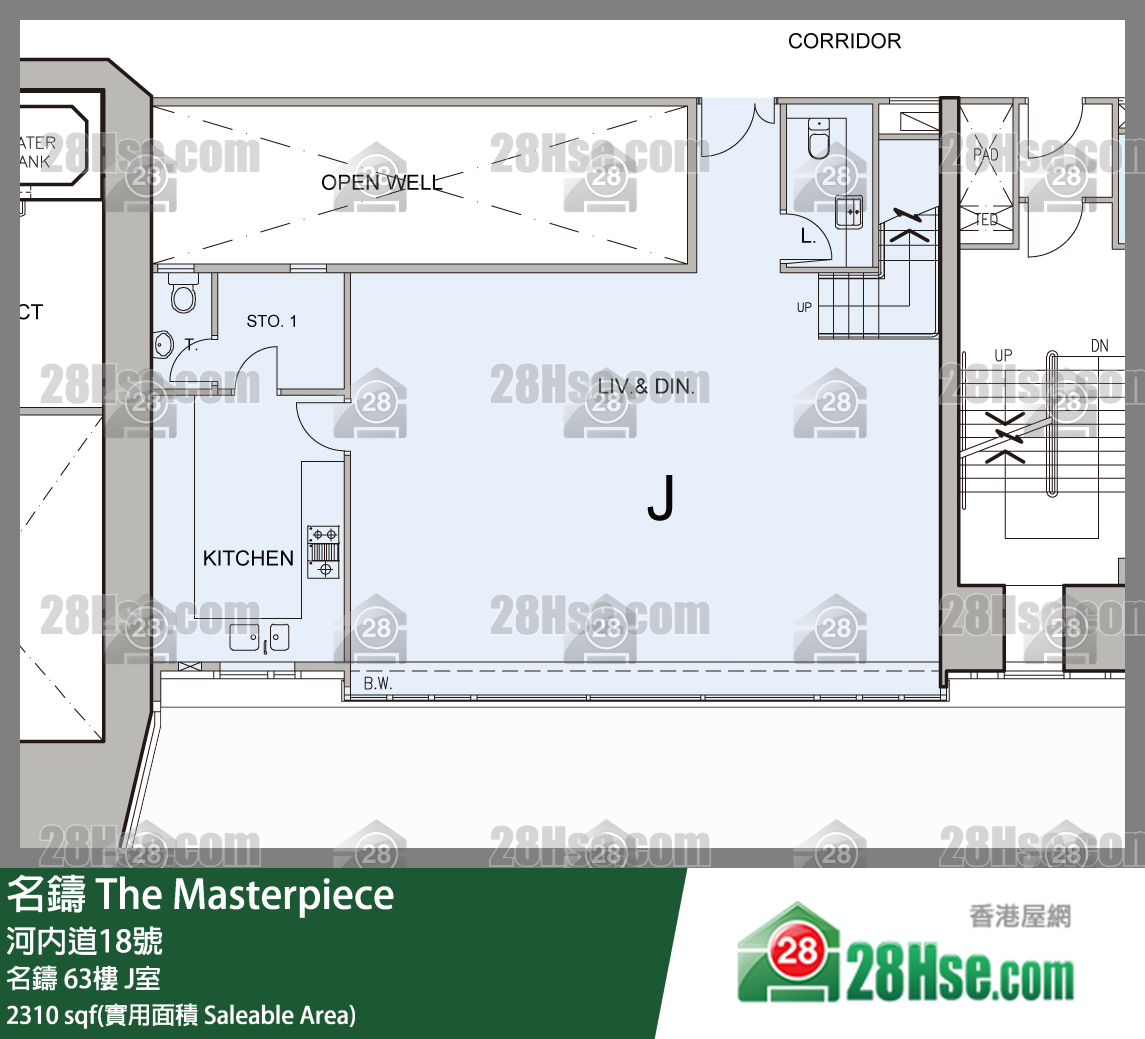The Masterpiece, Flat J, 65/F, The Masterpiece FloorPlan