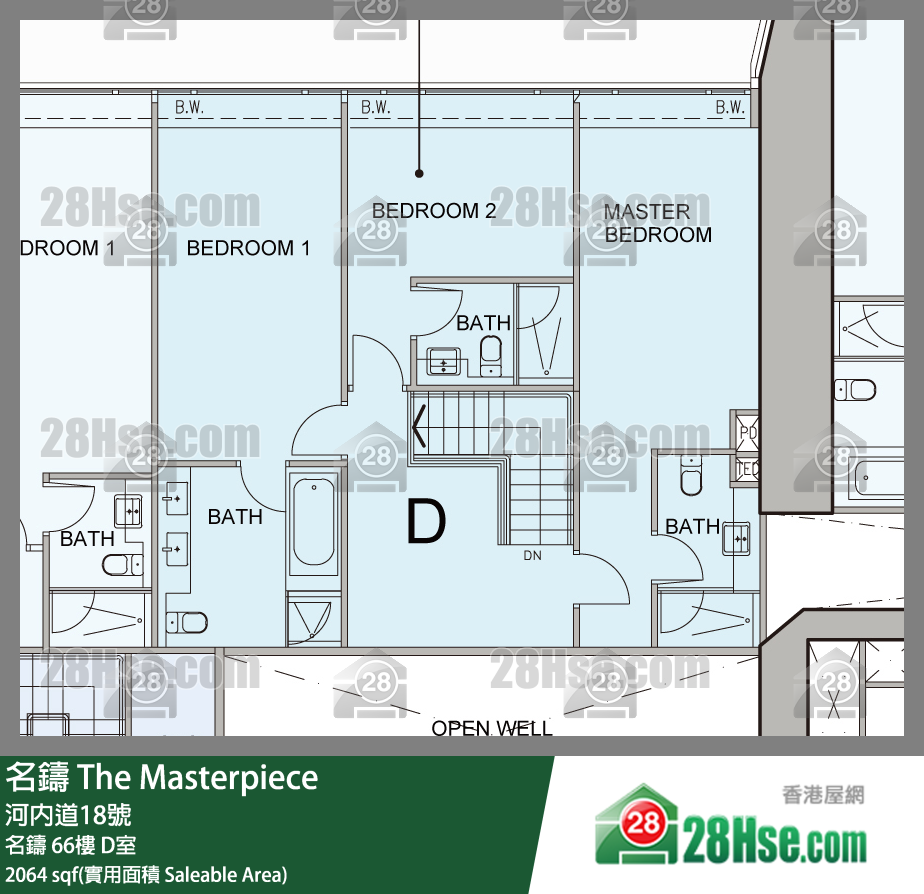 The Masterpiece, Flat D, 67/F, The Masterpiece FloorPlan