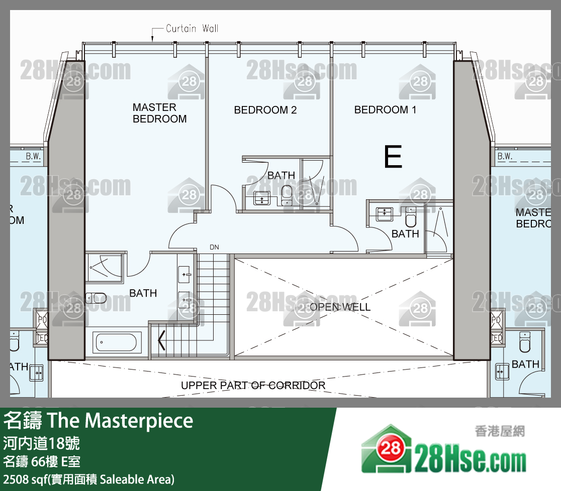 The Masterpiece,  Flat E, 67, The Masterpiece FloorPlan