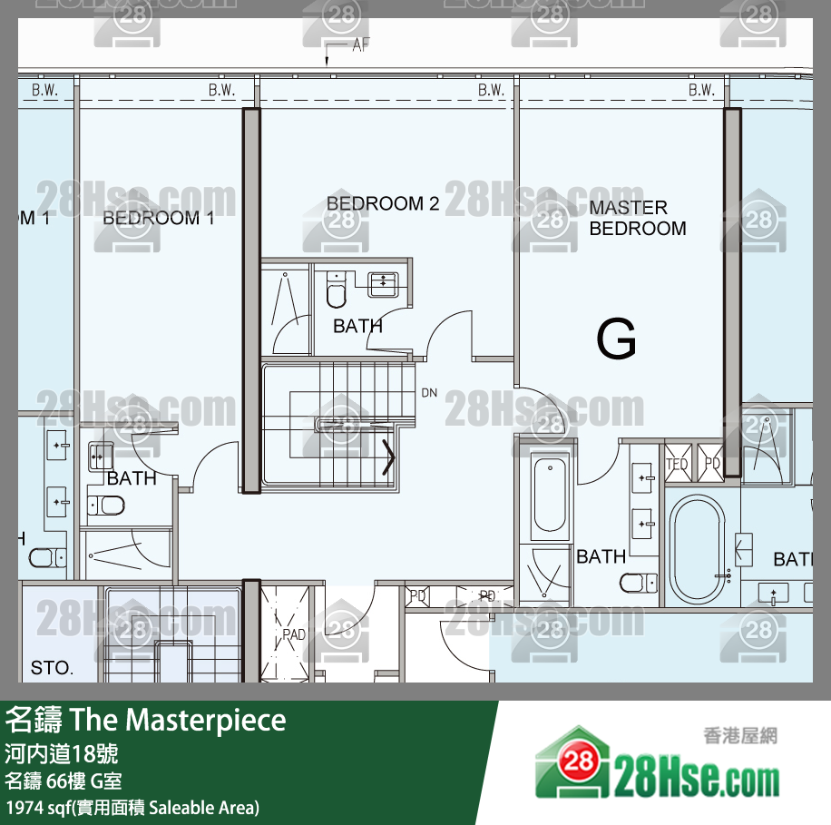 The Masterpiece, Flat G, 67/F, The Masterpiece FloorPlan