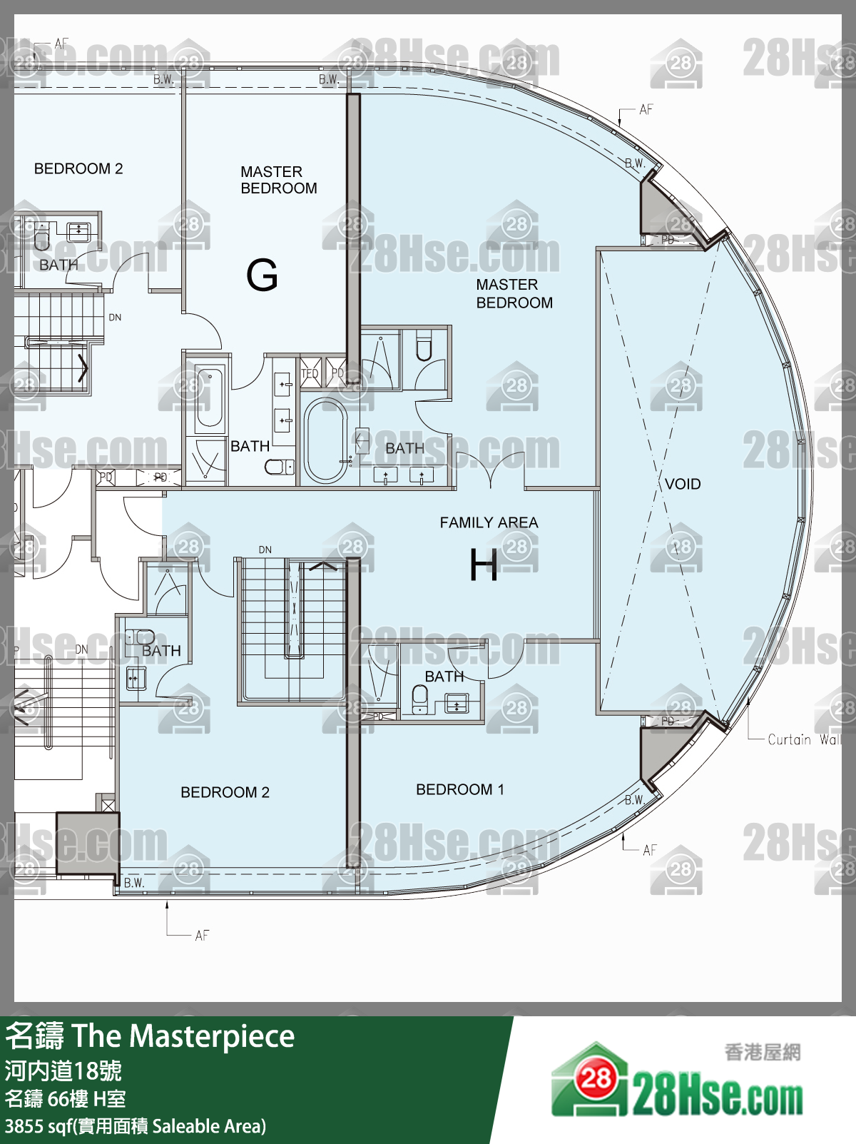The Masterpiece, Flat H, 67/F, The Masterpiece FloorPlan