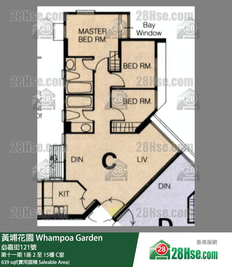 黃埔花園 第十一期1座7樓 C室 平面圖